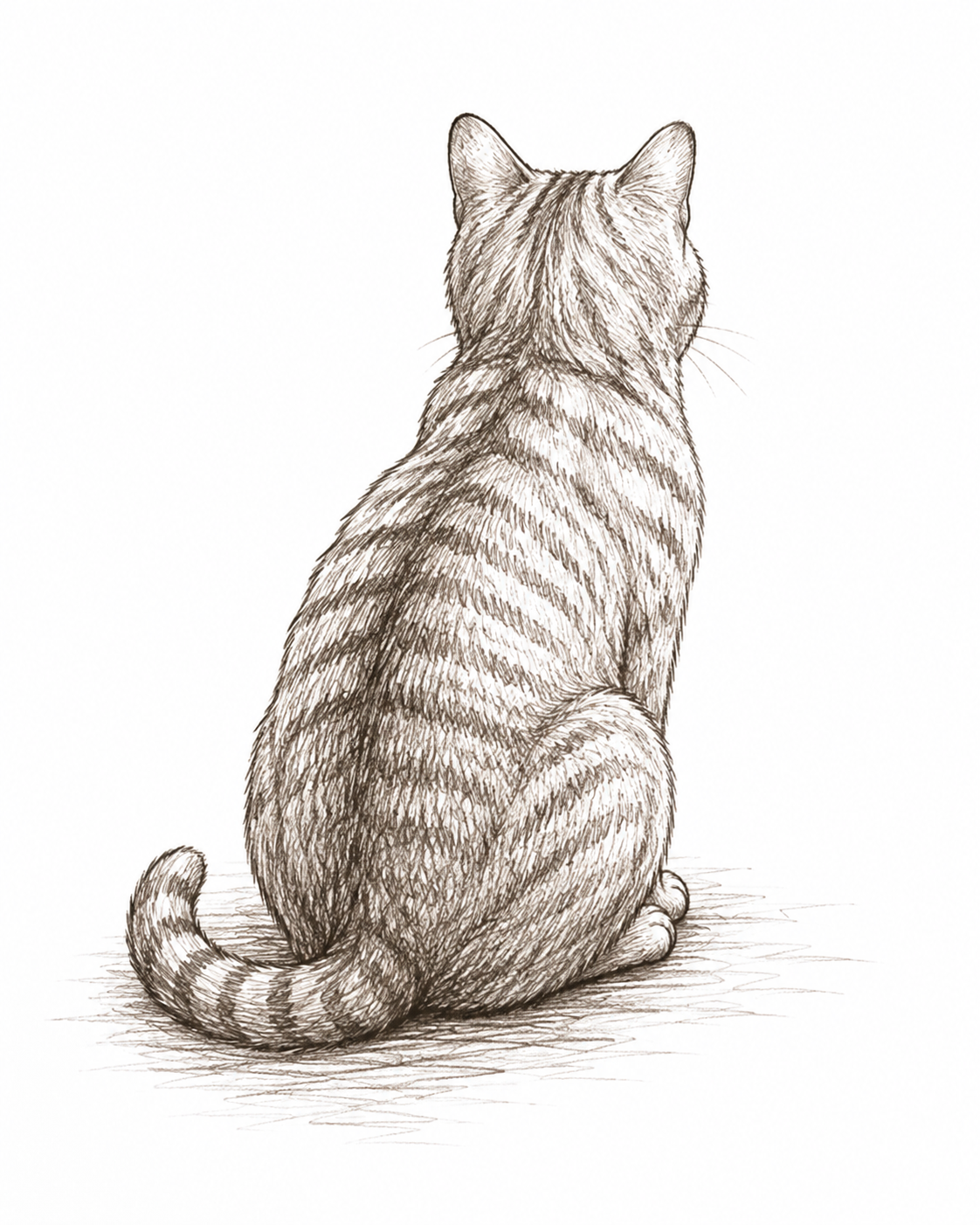 Cat Drawn
